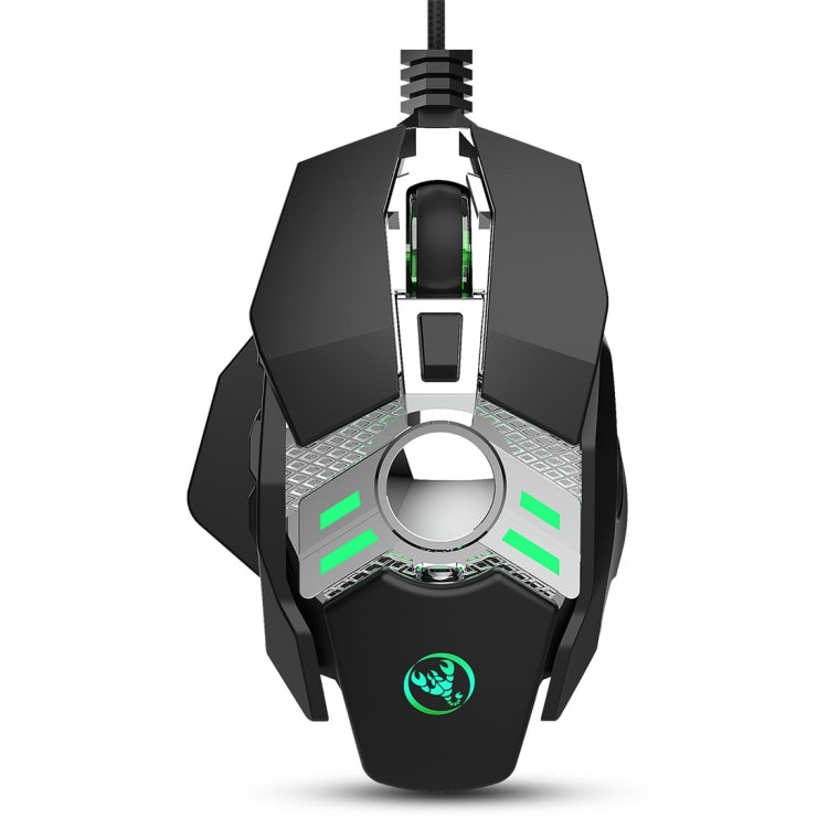 HXSJ J200 Mouse meccanico programmabile per e-sport cablato a 7 tasti con luce