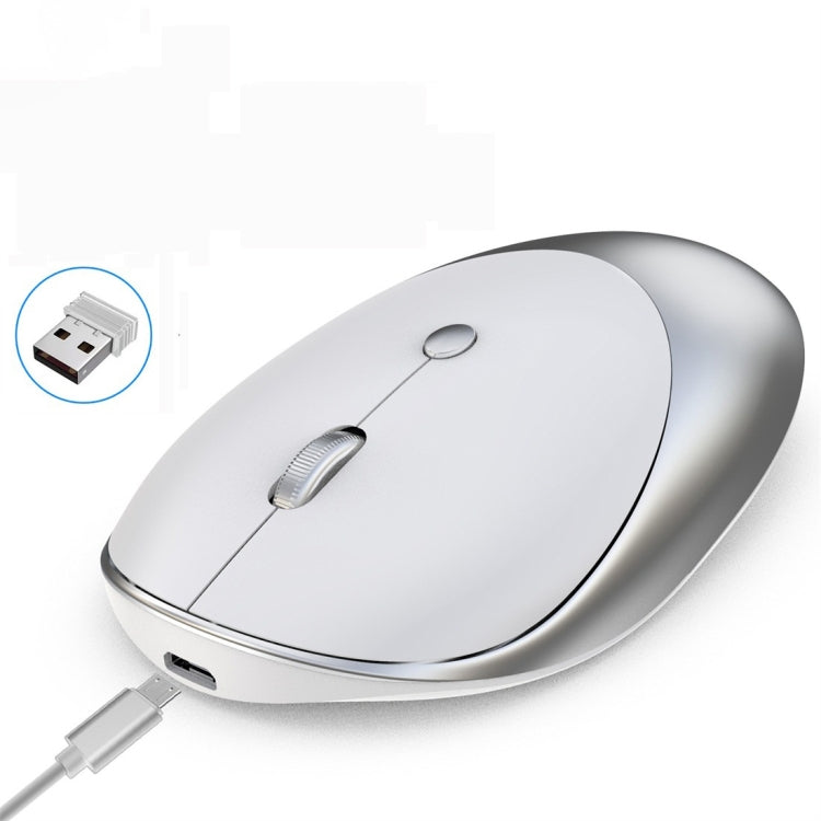 Mouse Bluetooth wireless dal design silenzioso a tre modalità HXSJ T36 2.4G Bluetooth 5.0 + 3.0