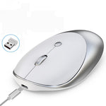 Mouse Bluetooth wireless dal design silenzioso a tre modalità HXSJ T36 2.4G Bluetooth 5.0 + 3.0
