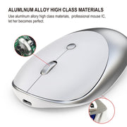 Mouse Bluetooth wireless dal design silenzioso a tre modalità HXSJ T36 2.4G Bluetooth 5.0 + 3.0