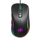 Mouse cablato da gioco programmabile con illuminazione RGB HXSJ J300 a 7 tasti, J300