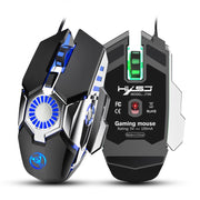 Mouse cablato per giochi e-sport programmabili con illuminazione colorata HXSJ J700, J700
