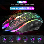 SHIPADOO D620 Mouse da gioco cablato 1600 DPI
