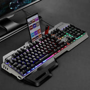SHIPADOO GK70 Tastiera da gioco RGB traslucida con poggiamano