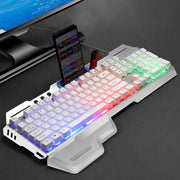 SHIPADOO GK70 Tastiera da gioco RGB traslucida con poggiamano