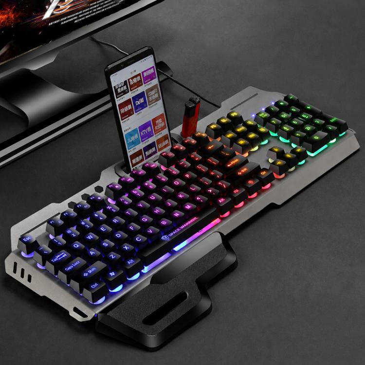SHIPADOO GK70 Tastiera gaming RGB traslucida cablata