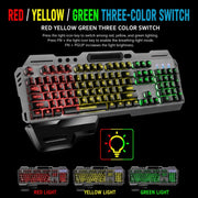 Tastiera gaming SHIPADOO GK70 RGB wired traslucida