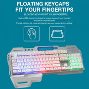 Tastiera gaming SHIPADOO GK70 RGB wired traslucida