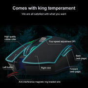 SHIPADOO GM3 Mouse da gioco cablato 3600 DPI 4 pulsanti