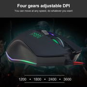 SHIPADOO GM3 Mouse da gioco cablato 3600 DPI 4 pulsanti