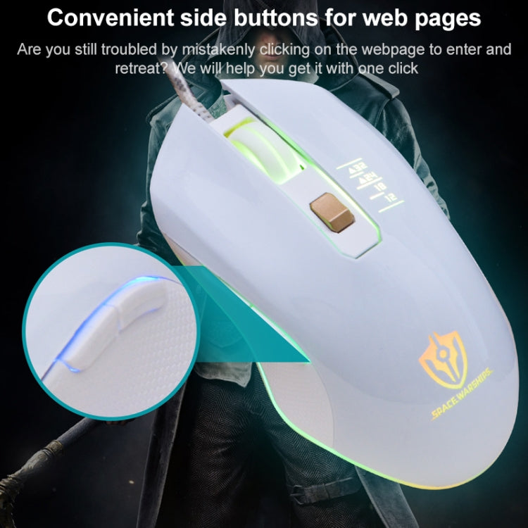 SHIPADOO GM3 Mouse da gioco cablato 3600 DPI 4 pulsanti