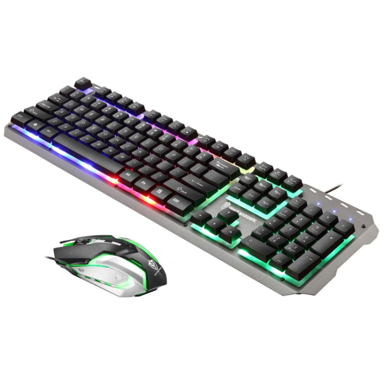 Tastiera e mouse gaming cablati RGB 104 tasti SHIPADOO