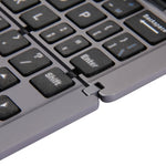 F18 Tastiera wireless Bluetooth pieghevole ultrasottile ricaricabile a 58 tasti con supporto