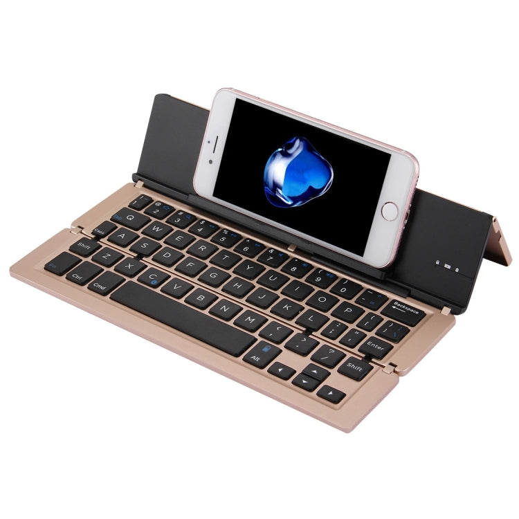 F18 Tastiera wireless Bluetooth pieghevole ultrasottile ricaricabile a 58 tasti con supporto