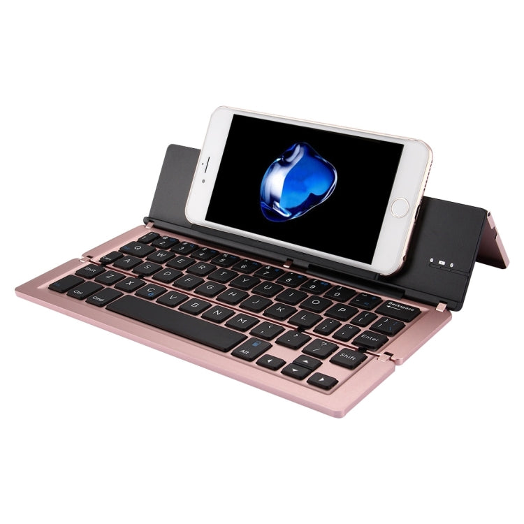 F18 Tastiera wireless Bluetooth pieghevole ultrasottile ricaricabile a 58 tasti con supporto