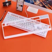 YINDIAO K300 USB Pannello staccabile Illuminazione meccanica Tastiera cablata da gioco con albero blu