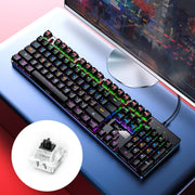 Tastiera cablata da gioco meccanica USB YINDIAO ZK-3, albero nero, Black Shaft