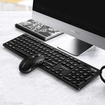 Set tastiera mouse wireless silenzioso per ufficio aziendale YINDIAO V3 Max