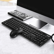 Set tastiera mouse wireless silenzioso per ufficio aziendale YINDIAO V3 Max