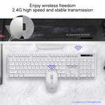 Set tastiera mouse wireless silenzioso per ufficio aziendale YINDIAO V3 Max