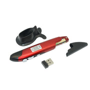 PR-03 Ricevitore USB 2.4G Mouse ottico wireless regolabile da 1600 DPI per computer PC Laptop Insegnamento di disegno, PR-03 Pen Mouse (Red), PR-03 Pen Mouse (Blue), PR-03 Pen Mouse (Grey)