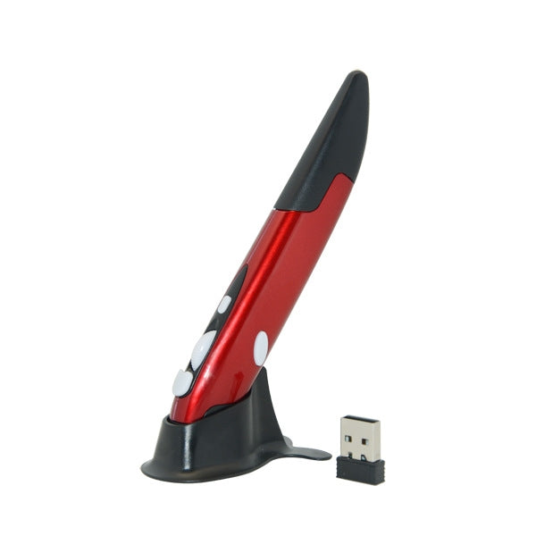 PR-03 Ricevitore USB 2.4G Mouse ottico wireless regolabile da 1600 DPI per computer PC Laptop Insegnamento di disegno, PR-03 Pen Mouse (Red), PR-03 Pen Mouse (Blue), PR-03 Pen Mouse (Grey)