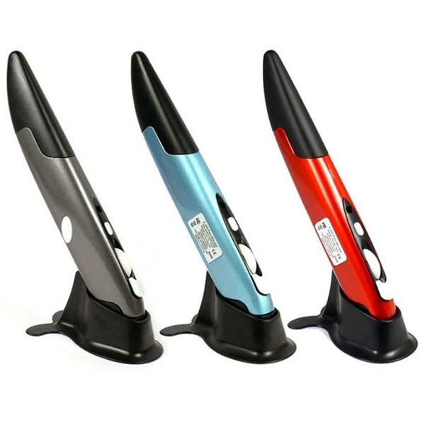 PR-03 Ricevitore USB 2.4G Mouse ottico wireless regolabile da 1600 DPI per computer PC Laptop Insegnamento di disegno, PR-03 Pen Mouse (Red), PR-03 Pen Mouse (Blue), PR-03 Pen Mouse (Grey)