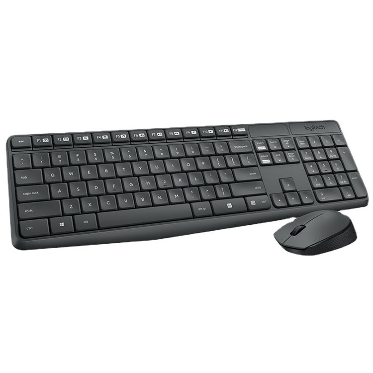 Set tastiera e mouse wireless Logitech MK235