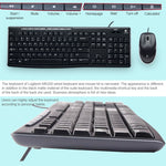 Set tastiera e mouse cablati Logitech MK200