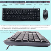 Set tastiera e mouse cablati Logitech MK200