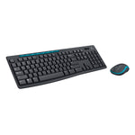 Set tastiera e mouse wireless USB Logitech MK275