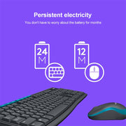 Set tastiera e mouse wireless USB Logitech MK275