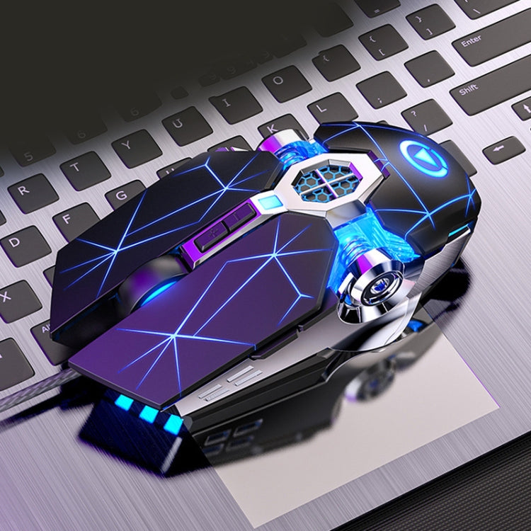 Mouse meccanico da gioco cablato con luce RGB regolabile a 4 modalità YINDIAO 3200 DPI, stile: versione silenziosa, Style: Silent Version