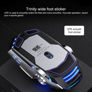 Mouse meccanico da gioco cablato con luce RGB regolabile a 4 modalità YINDIAO 3200 DPI, stile: versione audio, Style: Audio Version