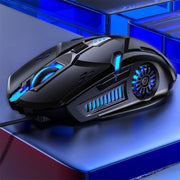 Mouse da gioco cablato con luce RGB a 6 tasti regolabile YINDIAO G5 3200 DPI, G5 White, G5 Black
