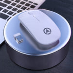 Mouse silenzioso wireless regolabile YINDIAO A2 da 2,4 GHz 1600 DPI in 3 modalità, alimentato a batteria, Battery ver.