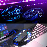 YINDIAO A4 2.4GHz 1600DPI Mouse da gioco silenzioso wireless ricaricabile regolabile in 3 modalità (Grigio Argento), Black Silver