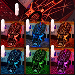 Mouse da gioco silenzioso wireless ricaricabile con luce RGB ricaricabile a 7 tasti YINDIAO A7 da 2,4 GHz 1600 DPI