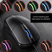 Mouse aziendale cablato con luce RGB a 3 tasti YINDIAO G2 1000 DPI