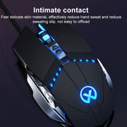Mouse da gioco cablato con luce RGB regolabile a 7 tasti YINDIAO G3PRO 3200 DPI a 4 modalità, GM20 Black, GM20 White