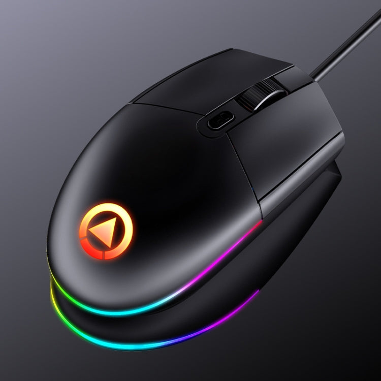 Mouse aziendale cablato con luce RGB regolabile a 3 modalità YINDIAO G3SE 1600 DPI