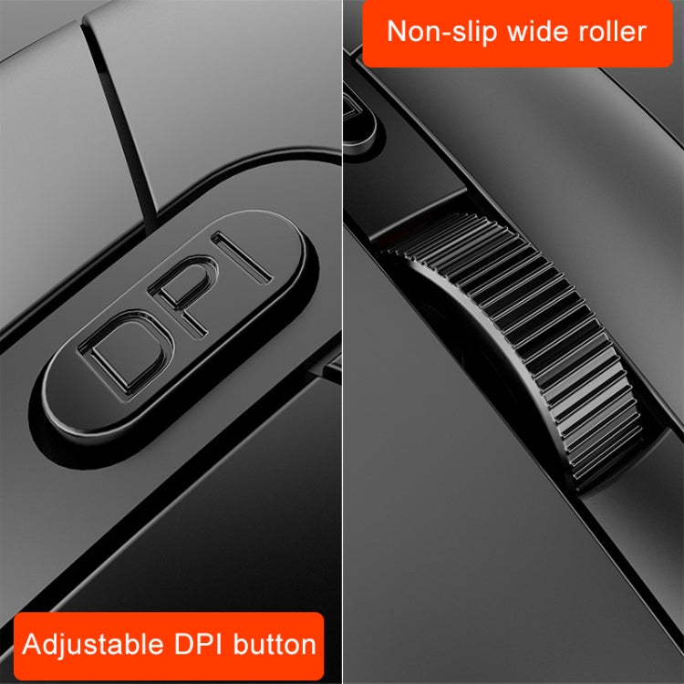 Mouse aziendale cablato con luce RGB regolabile a 3 modalità YINDIAO G3SE 1600 DPI