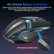 Mouse da gioco cablato con streamer USB RGB ZGB K3