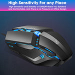 Mouse da gioco cablato con streamer USB RGB ZGB K3