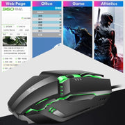 Mouse da gioco cablato con streamer USB RGB ZGB K3