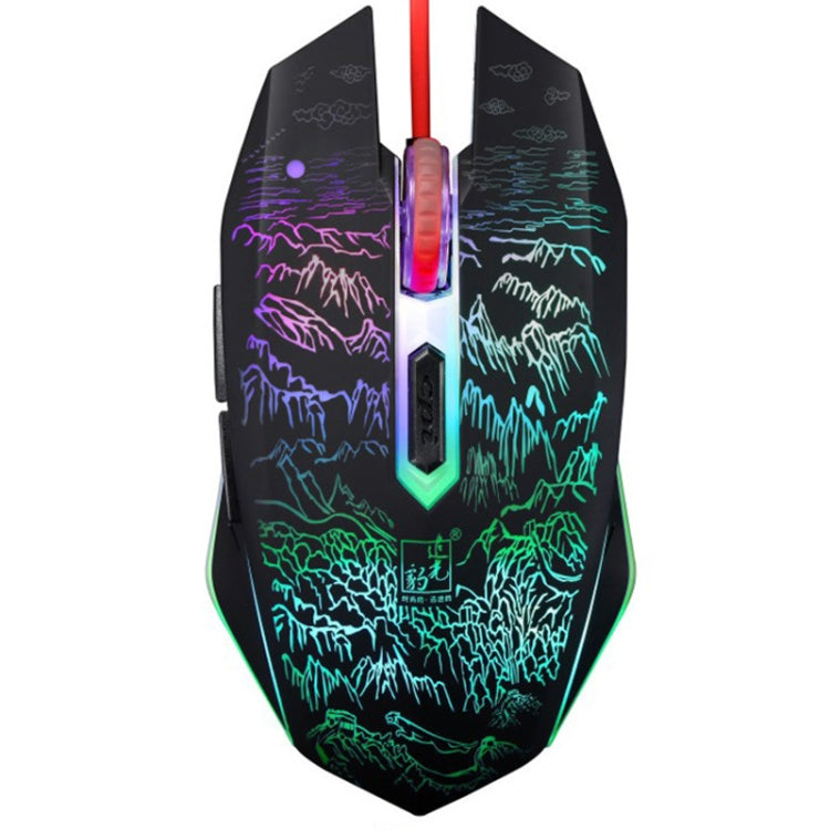Mouse da gioco retroilluminato da gioco cablato USB ZGB T9