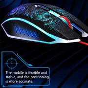 Mouse da gioco retroilluminato da gioco cablato USB ZGB T9