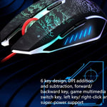 Mouse da gioco retroilluminato da gioco cablato USB ZGB T9