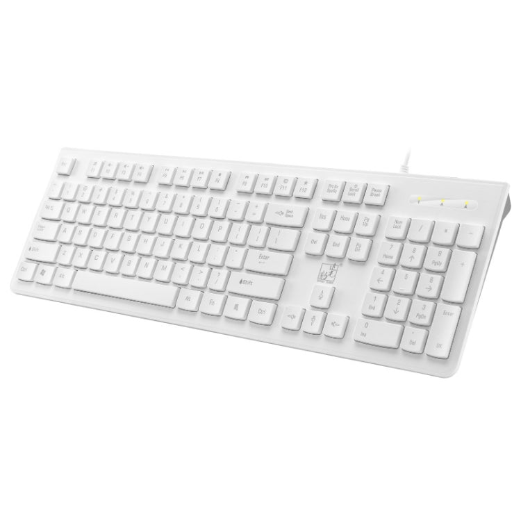 Tastiera per computer cablata USB con chiave quadrata ZGB S500, Square Key (Black), Square Key (White)
