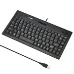 MC Saite MC-9712 Tastiera per computer multimediale cablata a 88 tasti con trackball per Windows, MC-9712